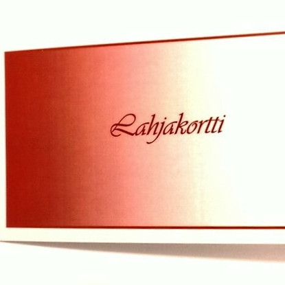 Gift card, 70 euros