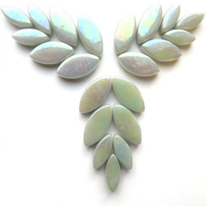Lasilehdet, Pale Grey, iridisoitu, 50 g