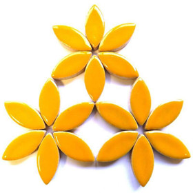 Keramiska löv, Curry, 25mm, 50g