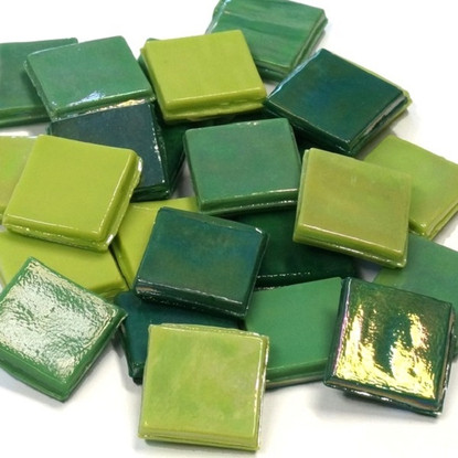 Ice Glass, Green Mix 1kg