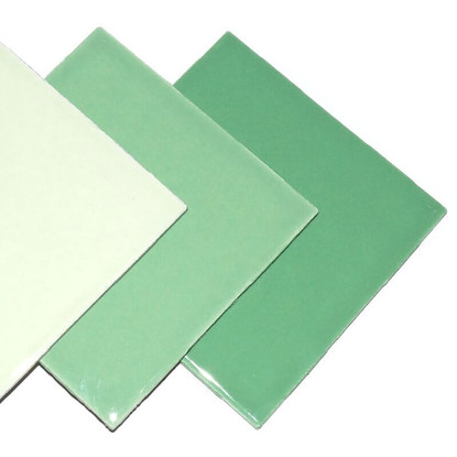 Ceramic tile, Green Mix, 21 pcs