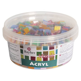 Acrylic Mosaic, Glitter Mix, 300g