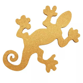 Pieni gekko, 16 cm, MDF