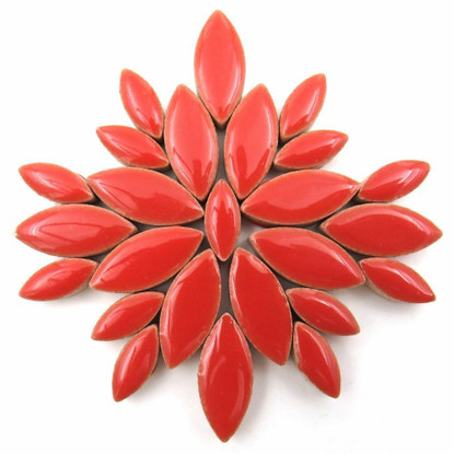 Keramiska löv, Coral Red, 50g