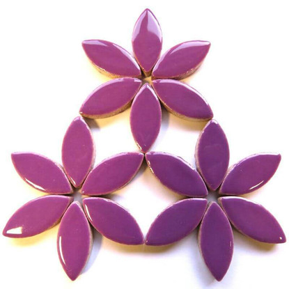 Keramiska löv, Pretty Purple, 25mm, 50g