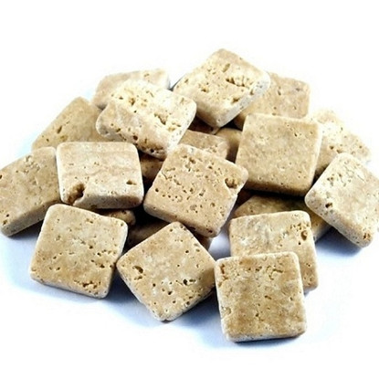 Marmor, 20 mm, Travertin Noce, 1 kg