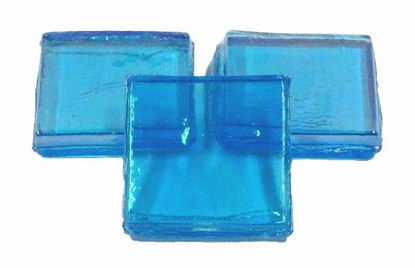 Ice Glass, transparent, Light Blue 1kg
