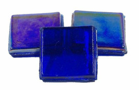 Ice Glass, transparent, Dark Blue 1 kg