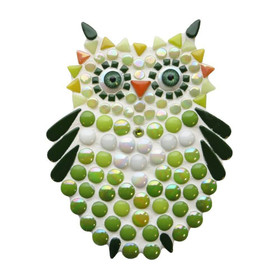 Baby Owl, Green, 16 cm, DIY