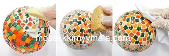 Valkoinen saumalaasti, Mosaikstein