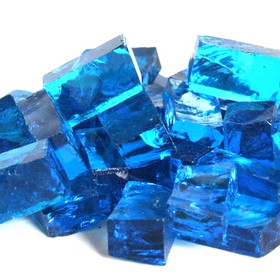 Smalti, Deep Blue, transparent, 50g
