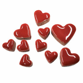 Keraamiset sydämet, 10 kpl