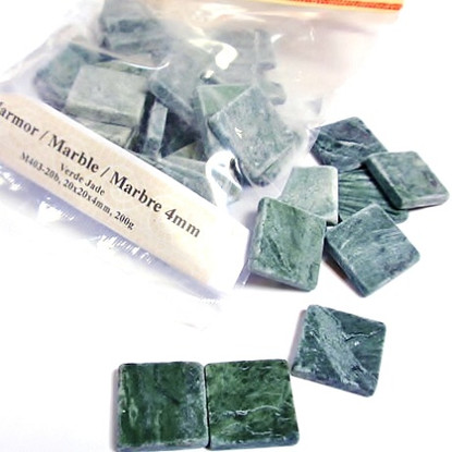 Marble, 20 mm, Verde Jade, 1kg