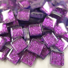 Mini Glitter, 1x1 cm, Violet 50 g