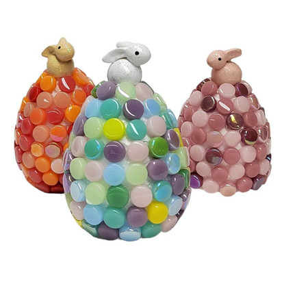 Colorful Easter eggs, 3 pcs, DIY