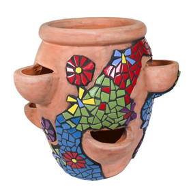 Fantasy Glass, Epäsäännölliset, Yellow-Red Mix 200 g