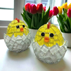 Mosaic chickens, 2 pcs, DIY