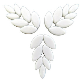 Glasblad, White, 50g