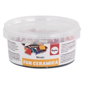 Fun Ceramica mosaik mix, polygonal coloured, 500g