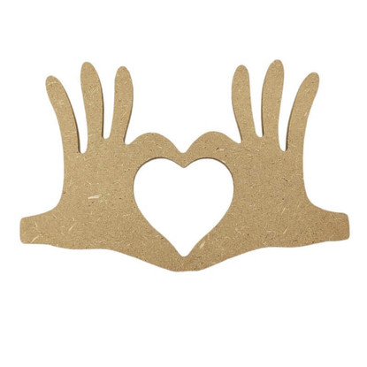 Små händer, 16 cm, MDF