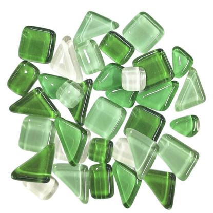 Soft Glass, Green Mix 500g