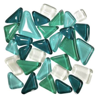 Soft Glass, Teal Mix 100g