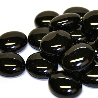 Glass Gems, Liquorice, 100g