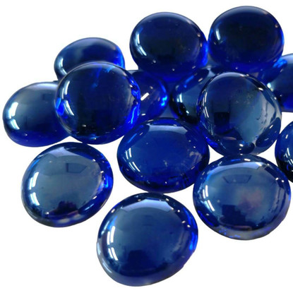 Glass Gems, Sapphire Diamond, transparent, 100g