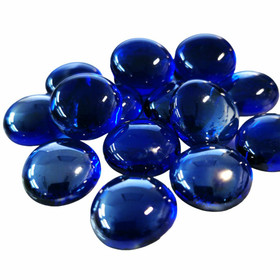 Lasihelmet, Sapphire Diamond, läpikuultava, 500 g