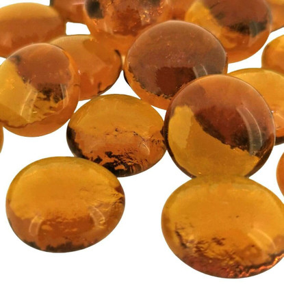 Glass Gems,Toffee Crystal, transparent, 100g