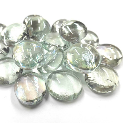 Glass Gems, Clear Ice Diamond, transparent, 500g
