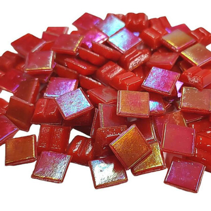 Mini iridescent, Red, 50 g