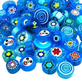 Millefiori, Turquoise Mix, 25 g