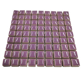 Mini lasitettu keraaminen, Pretty Purple, 81 palaa