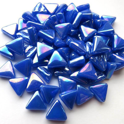 Mini Triangle, Iridised Brilliant Blue, 50g
