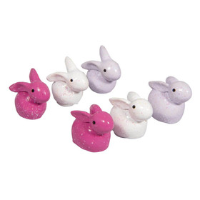 Glittriga små kaniner, 6 st