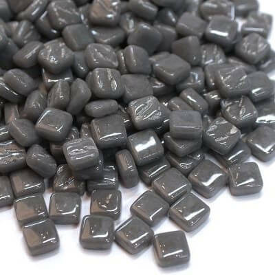 Ottoman glasmosaik 8 mm, Charcoal, 50 g