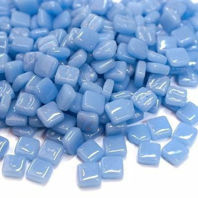 Ottoman 8 mm lasimosaiikki, Pale Blue, 200 g
