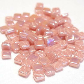 Ottoman 8 mm helmiäishohtoinen lasimosaiikki, Rose Petal, 50 g