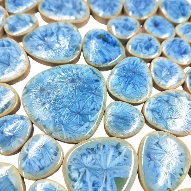 California Pebbles, Azure, sheet – MosaikShop