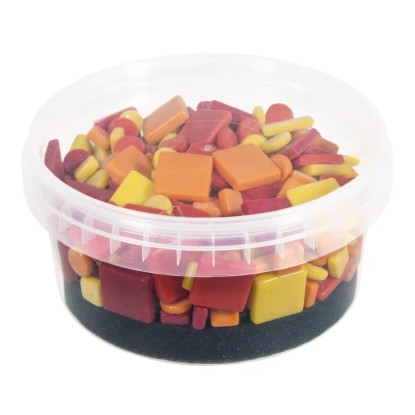 Fancy Glass Red/Yellow Mix 500 g