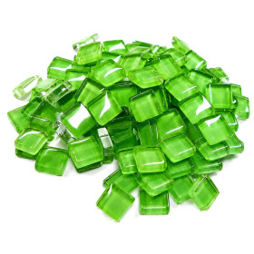 Lasimosaiikkipalat Mini Crystal 10 mm, Green, 500 g