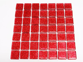 Glitter 20 mm, Red, ark