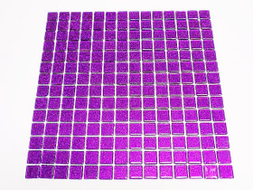 Glitter 20 mm, Violet, ark