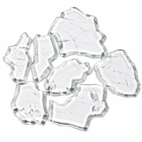 Lasimosaiikkipalat Crash Glass – Transparent, 500 g