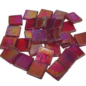 Ice Glas, Ruby Red, 100 g, genomskinlig