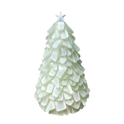 Glitter Tree, Snow, DIY