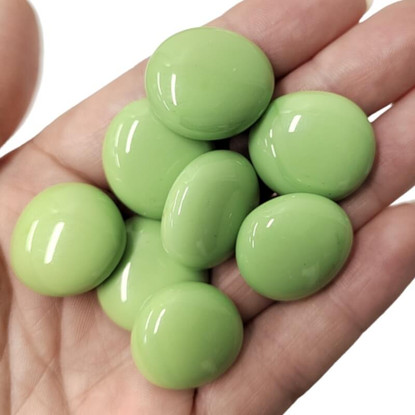 Lasihelmet, Pastel Green, 100 g