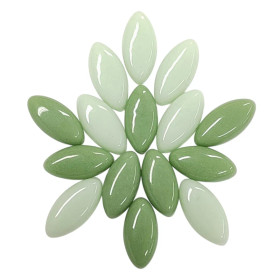 Glasblad Art, Jade Mix, 50 g