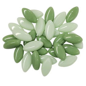 Glasblad Art, Jade Mix, 50 g